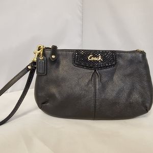 Coach Black Wristlet
